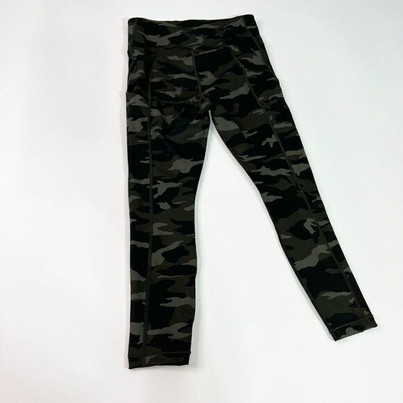 Athleta Women Multicolor Camouflage Ultimate 7/8 Tight Compression Leggings S - Picture 2 of 12